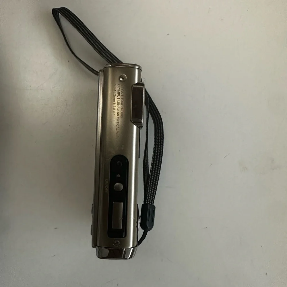Olympus Stylus Tough Blue and Silver Camera